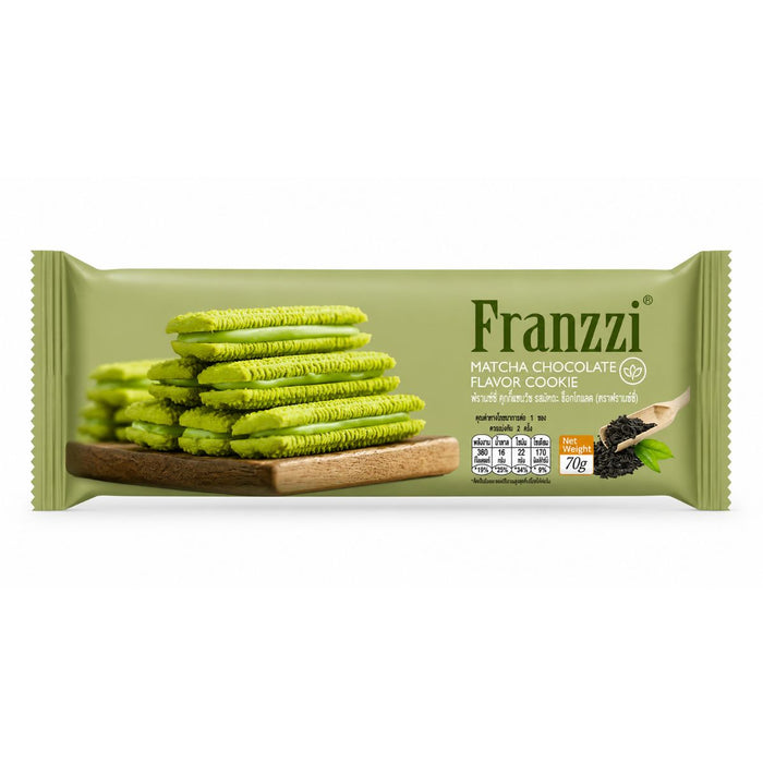 Franzzi Matcha Chocolate Flavor Cookie - 70G | Addtocart Dubai UAE
