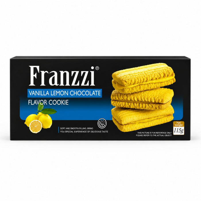 Franzzi Vanilla Lemon Chocolate Flavor Cookie - 115G | Addtocart Dubai UAE