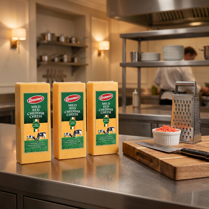 Avonmore Mild Red Cheddar 5KG foodservice commercial use | Addtocart Dubai UAE