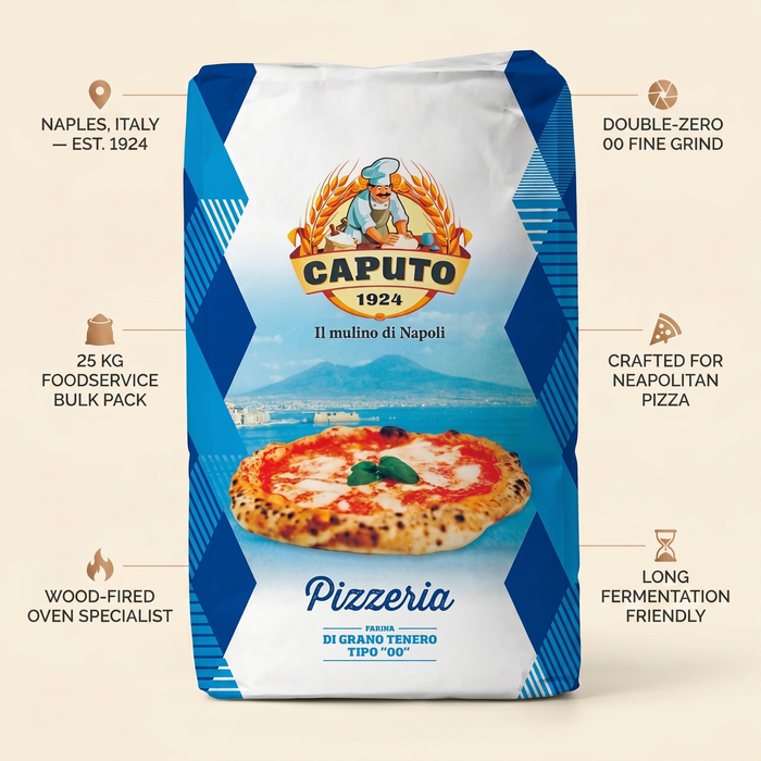 Caputo '00 Pizza Flour 25KG features and benefits | Addtocart Dubai UAE