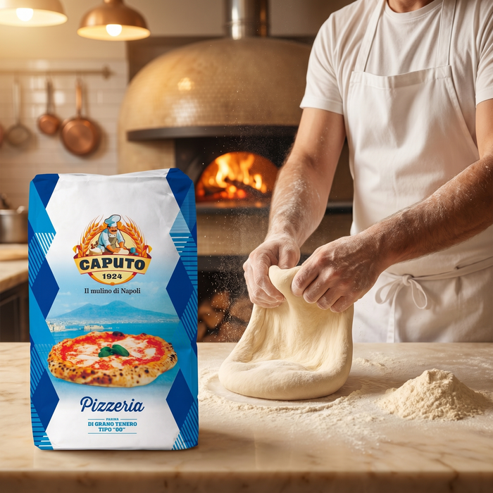 Caputo '00 Pizza Flour 25KG pizzaiolo preparation | Addtocart Dubai UAE