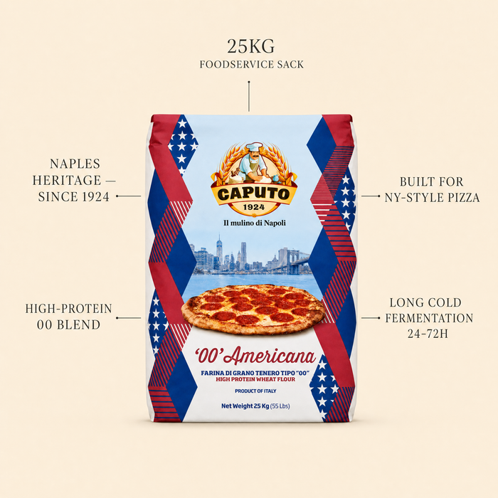 Caputo Americana Pizza Flour '00, High Protein, Italy - 25KG — additional view | Addtocart Dubai UAE