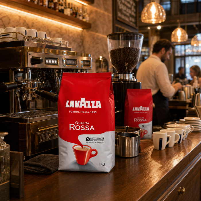 Lavazza Rossa Coffee Beans, Italy - 1KG — additional view | Addtocart Dubai UAE