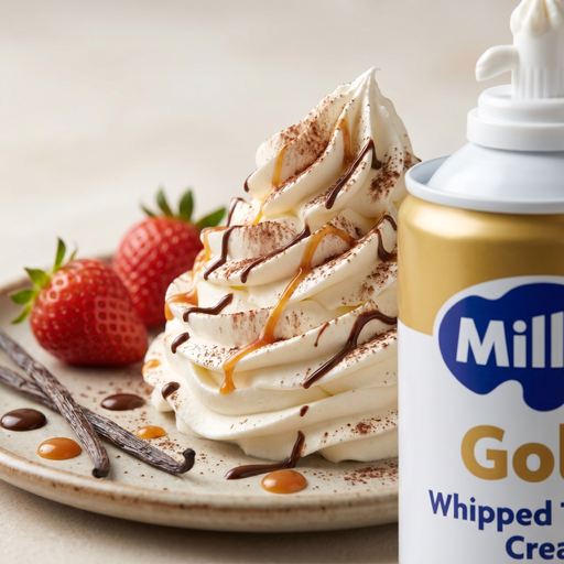 Millac Gold Whipped Topping Cream Spray - 500G — additional view | Addtocart Dubai UAE