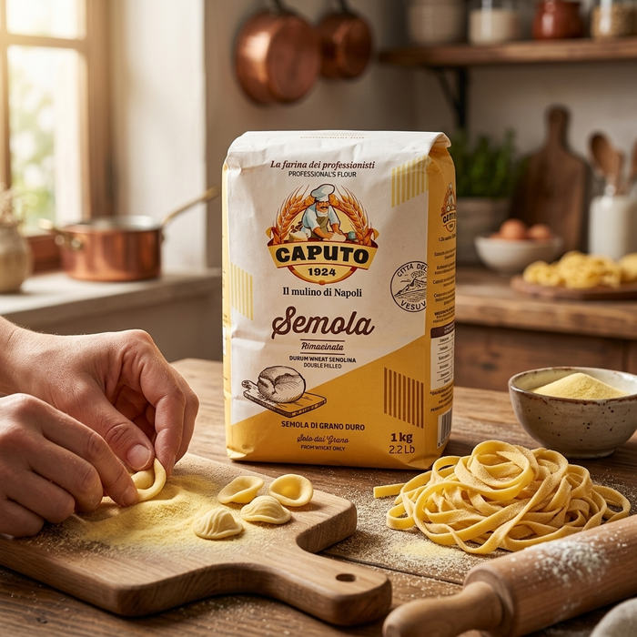 Caputo Semolina Durum Wheat, Italy - 1KG — fresh pasta-making | Addtocart Dubai UAE