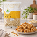 Omega Peanut Shelled Skinless 1KG, peanut brittle serving suggestion — additional view | Addtocart Dubai UAE