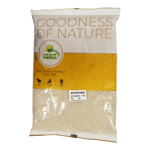 Omega White Pepper Powder - 1KG | Addtocart Dubai UAE