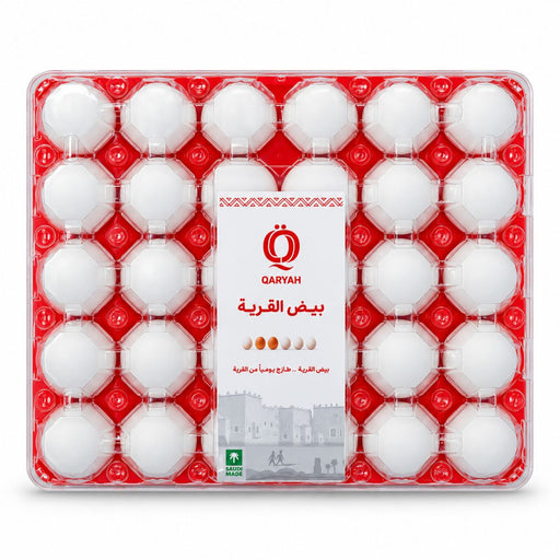 Qaryah Large Fresh Eggs - 12 X 30PC | Addtocart Dubai UAE