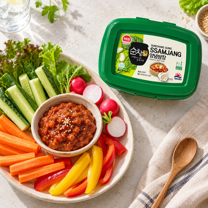 Sajo Seasoned Soybean Paste, Ssamjang, Korea - 500g — additional view | Addtocart Dubai UAE