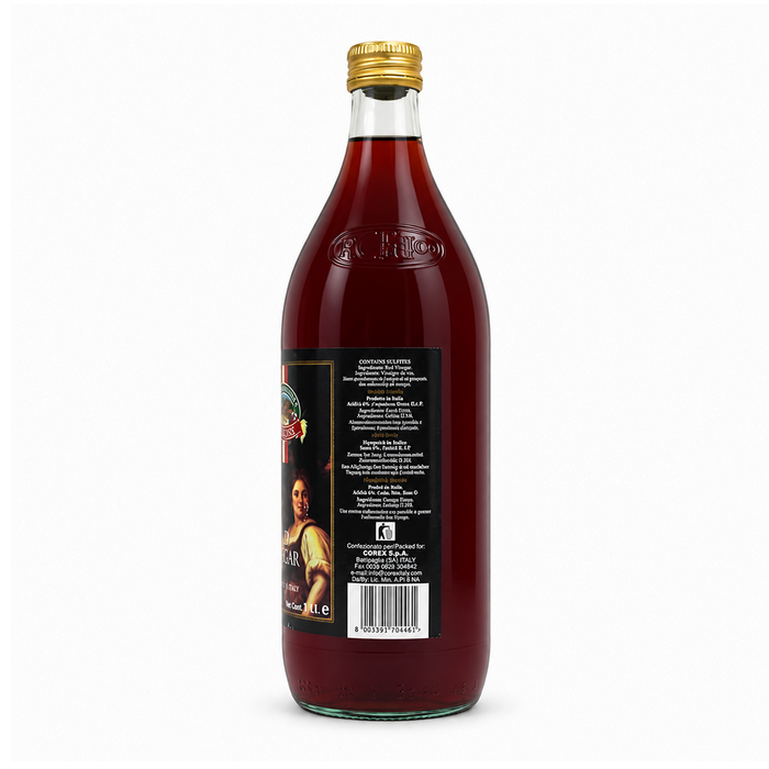 Campagna Red Vinegar, Italy - 1LTR – rear product view