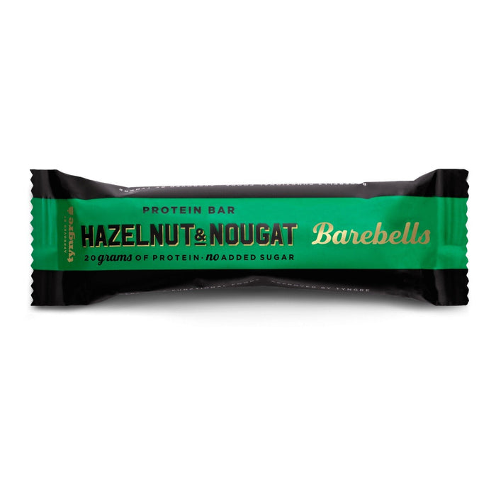 Barebells Hazelnut Nougat Protein Bars - 12 X 55G front product image | SKU SNAK-201103