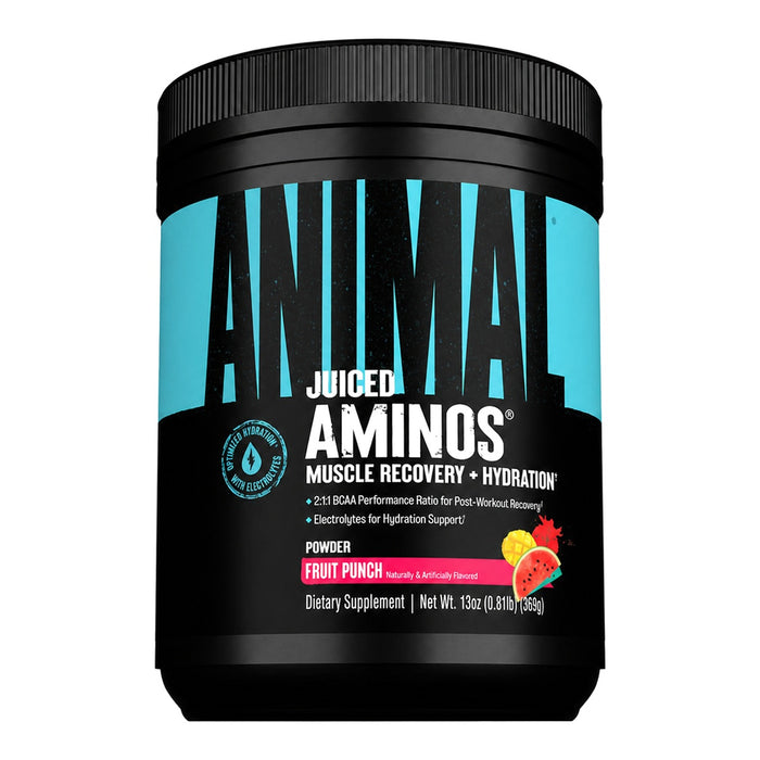 Animal Juiced Aminos + Hydration Fruit Punch, USA - 375G front product image | SKU SUPL-745001