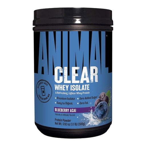 Animal Isolate Clear Whey Blueberry Acai, USA - 500G front product image | SKU SUPL-745041