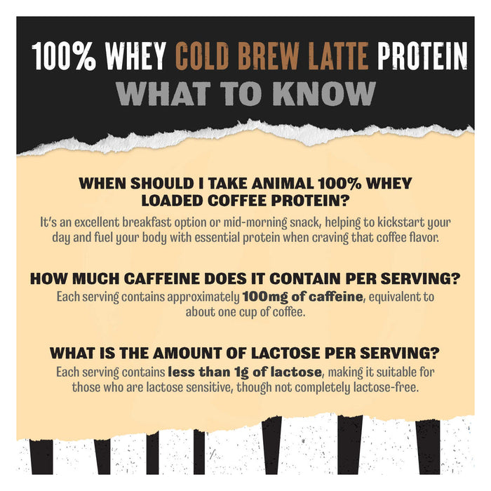 Animal Whey Cold Brew Latte With Real Coffee, USA - 540G product detail view 4 | SKU SUPL-745048