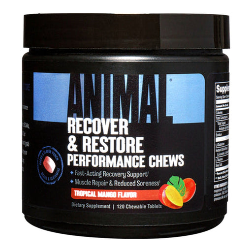 Animal Recovery Performance Chews Tropical Mango, USA - 120 Chewables front product image | SKU SUPL-745052