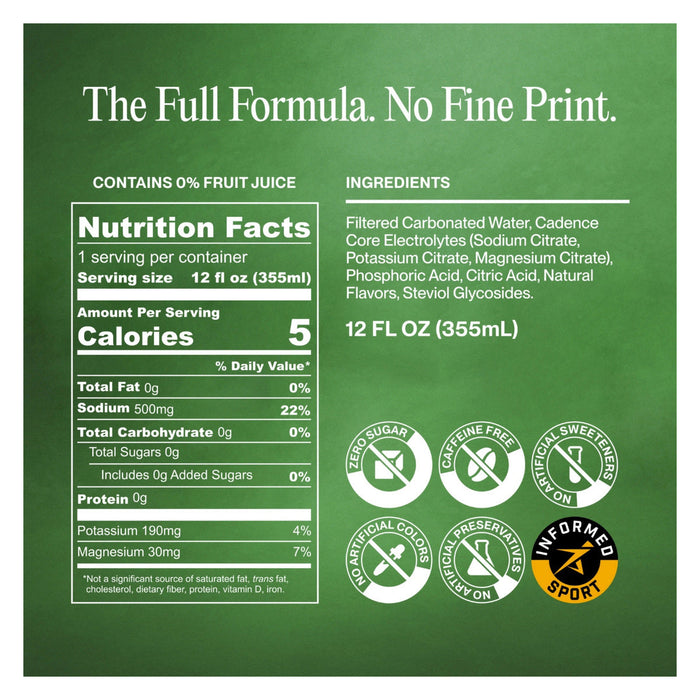 Cadence Electrolyte Drink Citrus, USA - 355ML product detail view 8 | SKU SUPL-745061