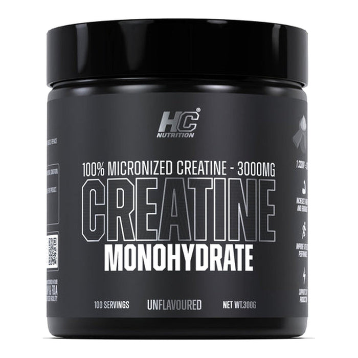 HC Nutrition Creatine Monohydrate Unflavoured Powder - 300G front product image | SKU SUPL-745069