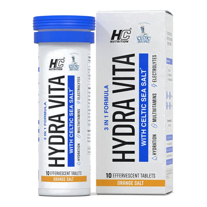 HC Nutrition Hydra Vita Effervescent Tablet Orange Flavour - 10 Tabs front product image | SKU SUPL-745070
