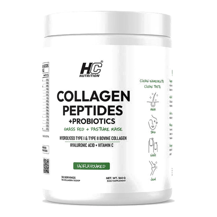 HC Nutrition Collagen Peptides Probiotics Powder - 360G front product image | SKU SUPL-745075