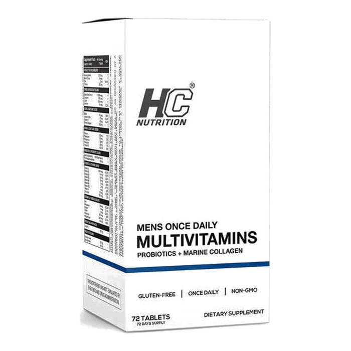 HC Nutrition Men's Once Daily Multivitamin - 72 Tabs front product image | SKU SUPL-745101
