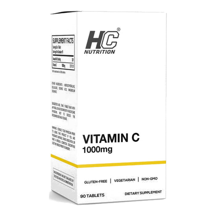 HC Nutrition Vitamin C 1000mg - 90 Tabs front product image | SKU SUPL-745106