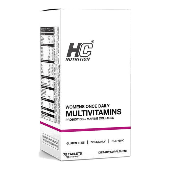 HC Nutrition Women's Once Daily Multivitamin - 72 Tabs front product image | SKU SUPL-745112