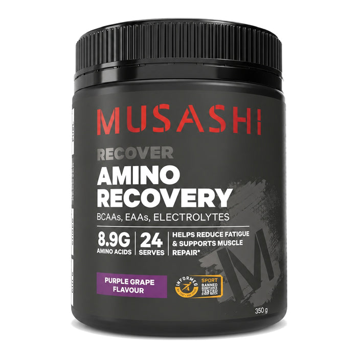 Musashi Amino Recovery Purple Grape, New Zealand - 350G front product image | SKU SUPL-745136