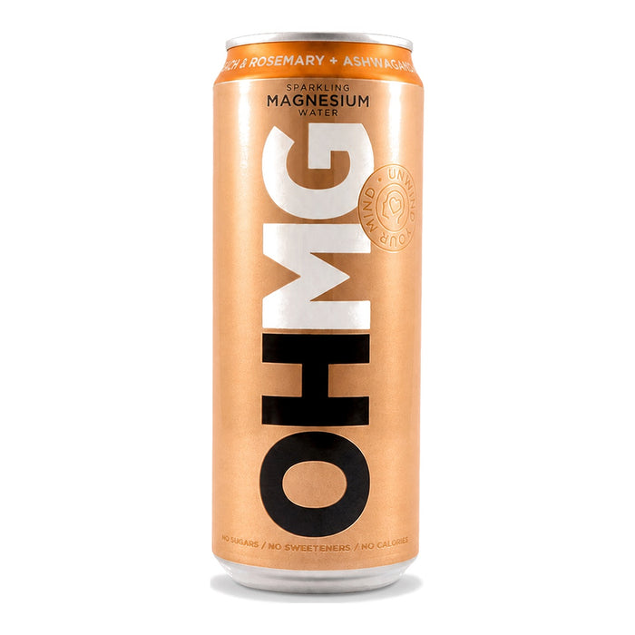 OHMG Peach & Rosemary + Ashwagandha - 12 X 330ML front product image | SKU SUPL-745166