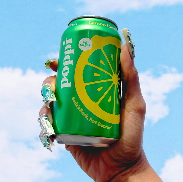 Poppi Lemon Lime official serving and flavour image | SKU SUPL-745171