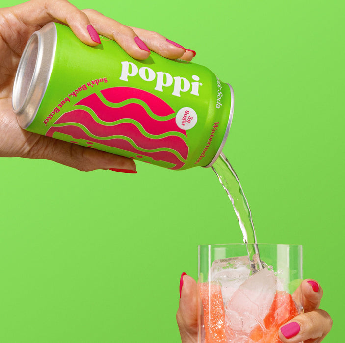 Poppi Watermelon official serving and flavour image | SKU SUPL-745175