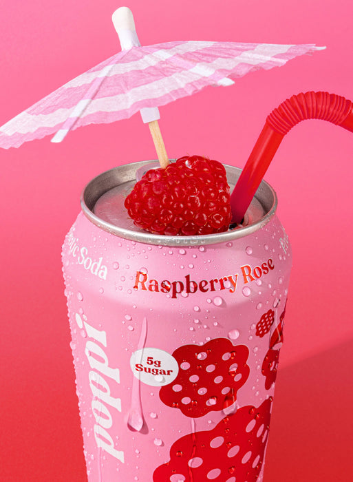 Poppi Raspberry Rose official lifestyle image | SKU SUPL-745176