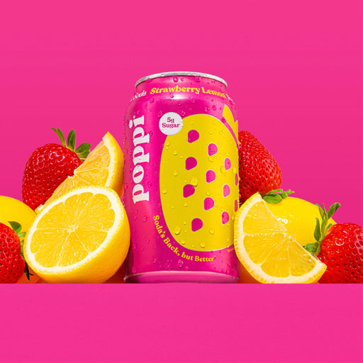 Poppi Strawberry Lemon official flavour hero image | SKU SUPL-745177