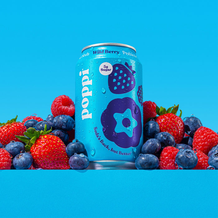 Poppi Wild Berry official flavour hero image | SKU SUPL-745178