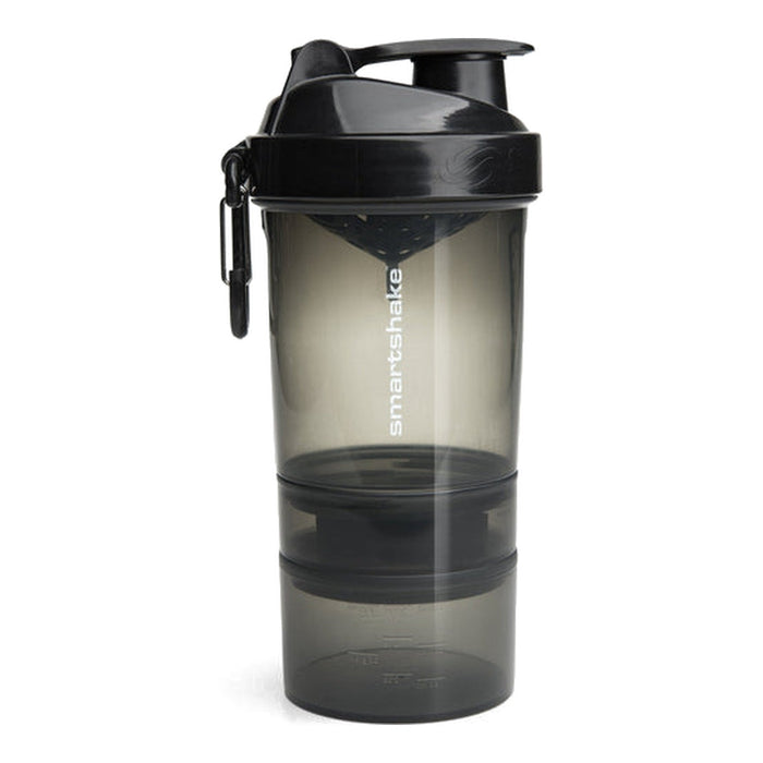 SmartShake Original 2GO Gunsmoke Black Shaker - 600ML front product image | SKU SUPL-745199