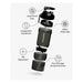 SmartShake Original 2GO Gunsmoke Black Shaker - 600ML product detail view 2 | SKU SUPL-745199