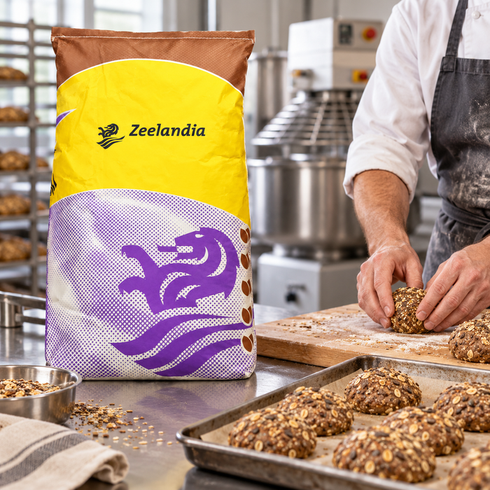 Zeelandia Panomix Kraftcorn Dark Grain 25KG in a professional bakery — additional view | Addtocart Dubai UAE