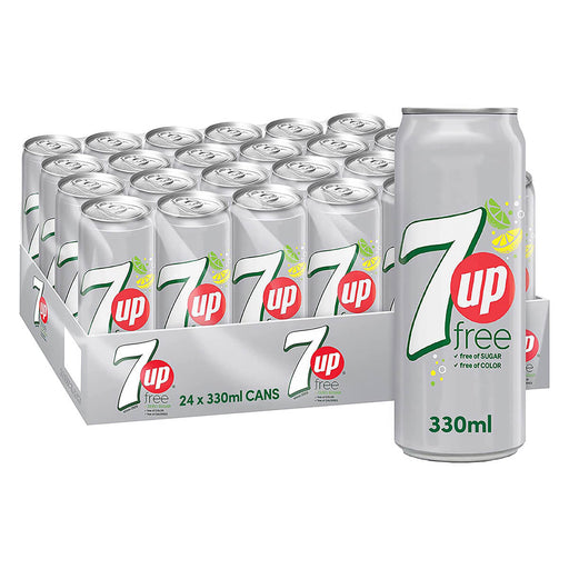 7UP Diet Lime Soft Drink, UAE - 24x330ml | Addtocart Dubai UAE