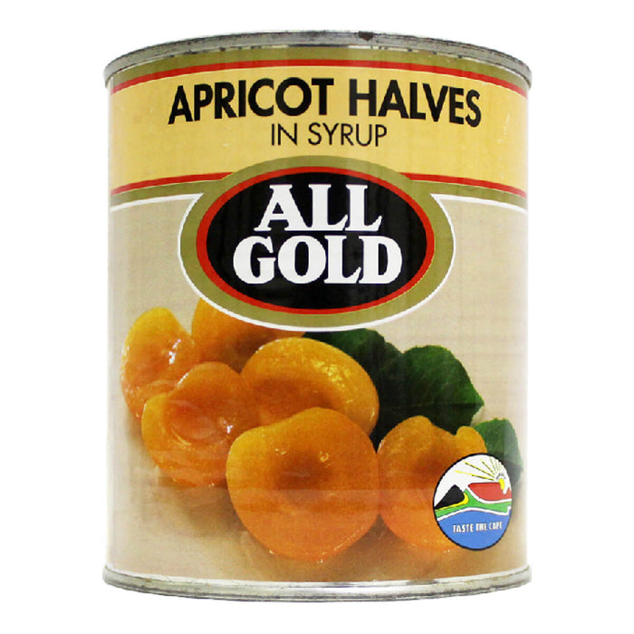 All Gold Apricot Halves, South Africa - 850G