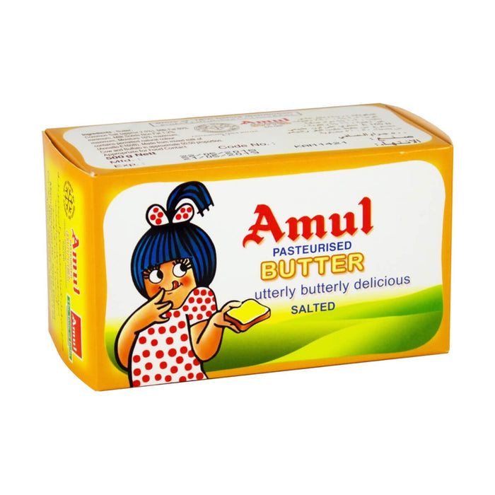 Amul Salted Butter, India, 20 X 500G - 1 Carton