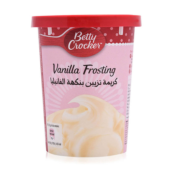 Betty Crocker Vanilla Frosting - 400G | Addtocart Dubai UAE