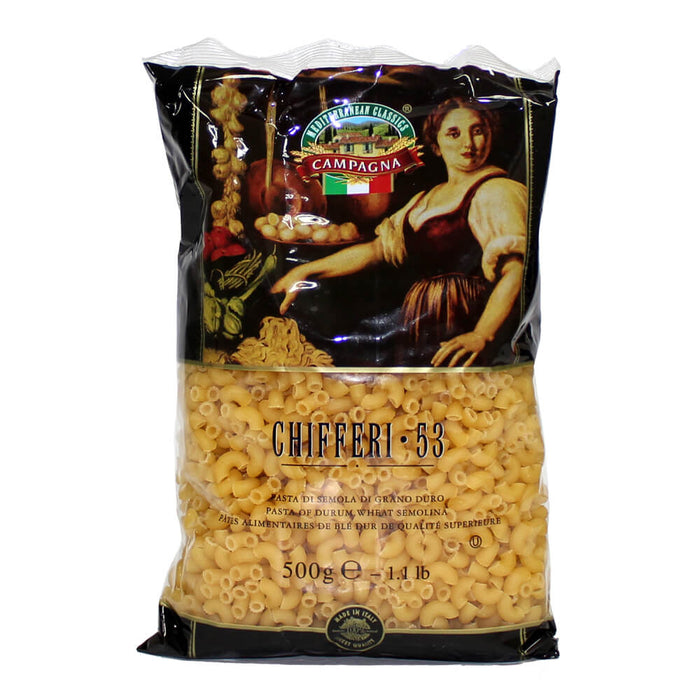 Campagna Elbow Chifferi #53, Italy - 500G