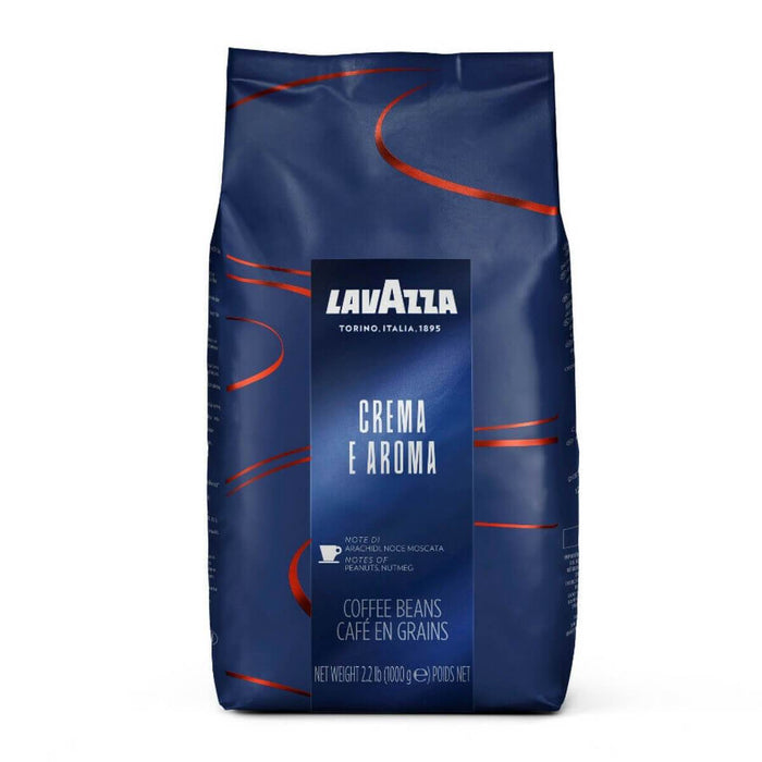 Lavazza Creama E Aroma Coffee Beans, Blue, Italy - 1KG