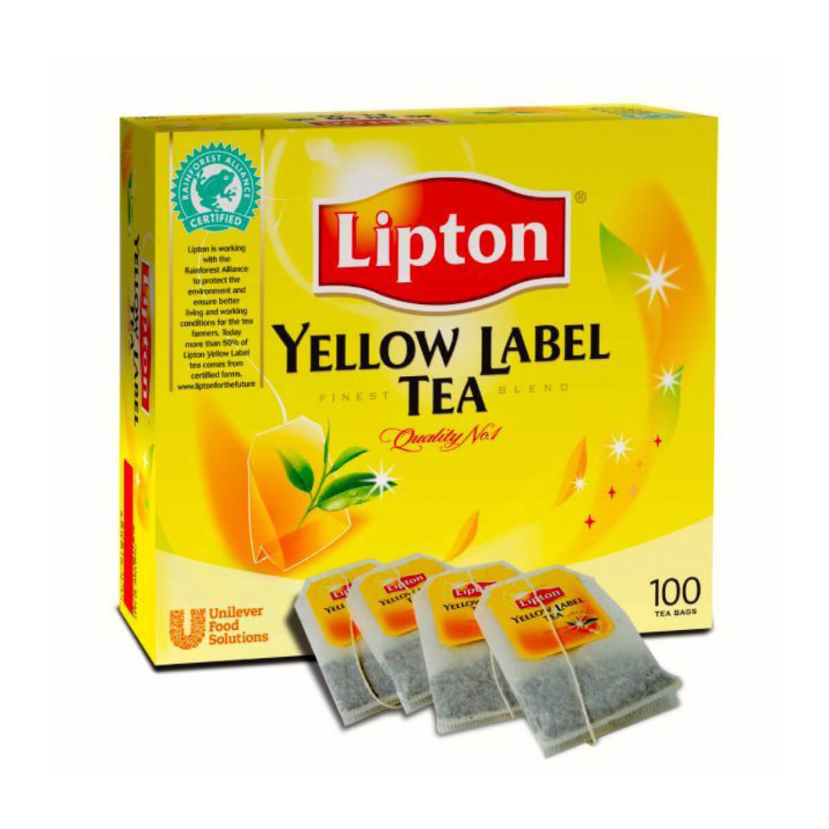 Lipton Loose Black Tea Bag - 100 Tea Bags — Addtocart.ae