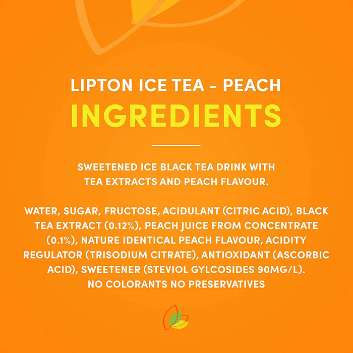 Lipton Peach Ice Tea Soft Drink - 24 X 230ML