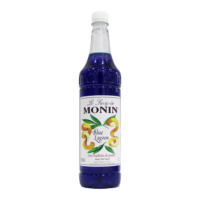 Monin Blue Lagoon Syrup, PET Bottle - 1LTR
