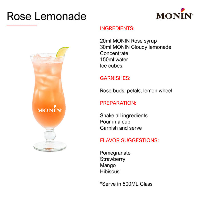 Monin Cloudy Lemonade Syrup - 1LTR