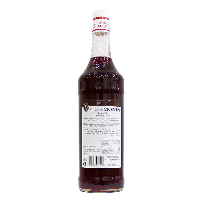 Monin Strawberry Syrup - 1LTR