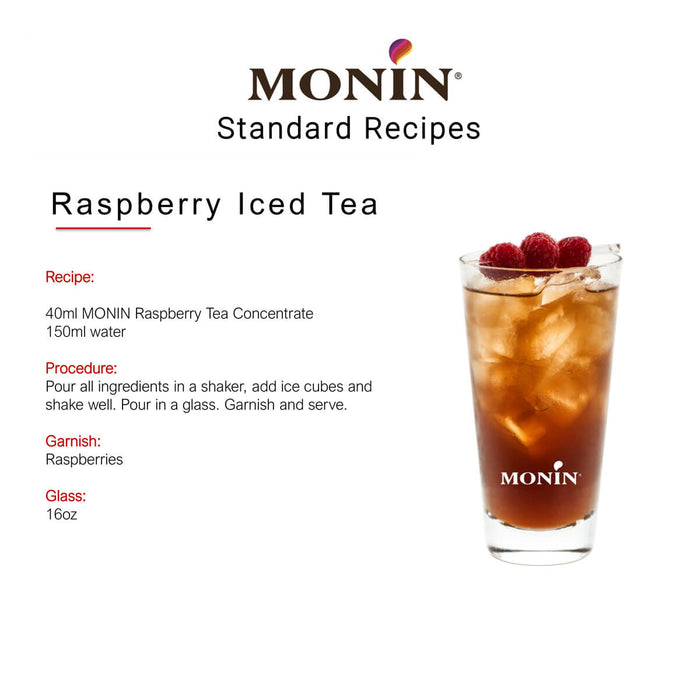 Monin Raspberry Tea Syrup - 700ML