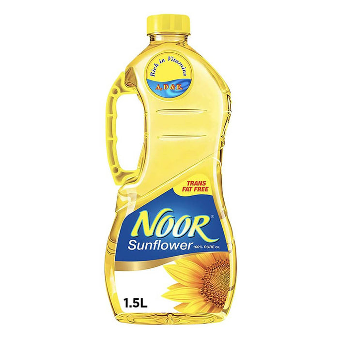 Noor 100% Pure Sunflower Oil - 1.5LTR