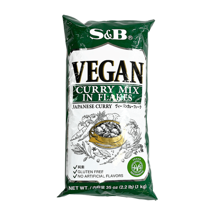 S&B Vegan Curry Mix in Flakes, Japan - 1KG
